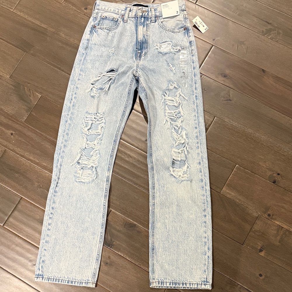 Aeropostale Light Blue Baggy Jeans